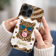 Load image into Gallery viewer, Personalized Clear Phone Case Custom Name Girl Boss Gift