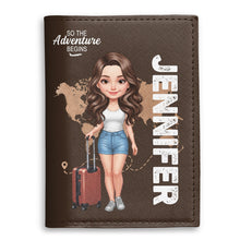 Load image into Gallery viewer, Personalized Travel Passport Holder Custom Name for Girls