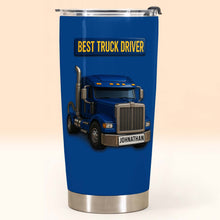 Load image into Gallery viewer, Personalized 20oz Stainless Steel Tumbler Custom Name Gift for Truck Driver