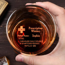 Load image into Gallery viewer, Personalized Engraved Whiskey Glass Custom Name Gift for Dad