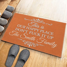 Load image into Gallery viewer, Personalized Family Doormat Custom Name Welcome Gift