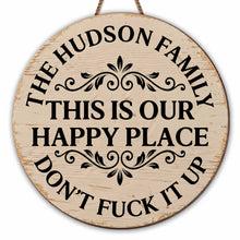 Load image into Gallery viewer, Personalized Custom Wood Sign Family Wall Decor Gift