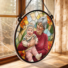 Load image into Gallery viewer, Personalized Photo Suncatcher Custom Gift for Grandma, Mom
