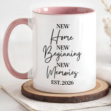 Load image into Gallery viewer, Personalized Custom Accent Mug New Home Gift for Family
