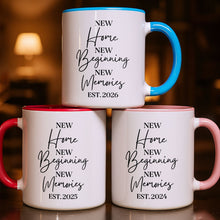 Load image into Gallery viewer, Personalized Custom Accent Mug New Home Gift for Family