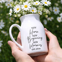 Load image into Gallery viewer, Personalized Ceramic Flower Vase Custom Year Gift for Home