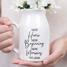 Load image into Gallery viewer, Personalized Ceramic Flower Vase Custom Year Gift for Home