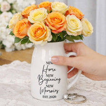 Load image into Gallery viewer, Personalized Ceramic Flower Vase Custom Year Gift for Home