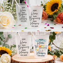 Load image into Gallery viewer, Personalized Frosted Cups Custom Design New Home Gift