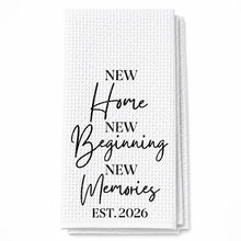 Load image into Gallery viewer, Personalized Minimalist Kitchen Towel Custom Gift for Family