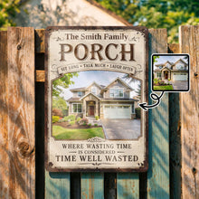 Load image into Gallery viewer, Personalized Metal Sign Custom Family Decor Gift for Home