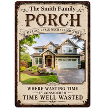 Load image into Gallery viewer, Personalized Metal Sign Custom Family Decor Gift for Home
