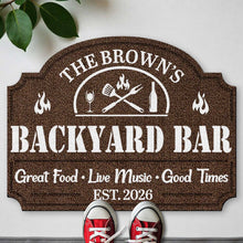 Load image into Gallery viewer, Personalized Custom-Shaped Doormat BBQ Gift for Dad Family