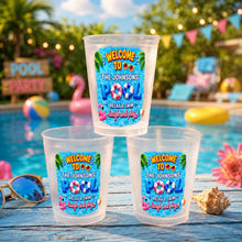 Load image into Gallery viewer, Personalized Frosted Cups Custom Name Pool Party Gift