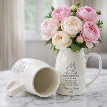 Load image into Gallery viewer, Personalized Ceramic Flower Vase Custom Name Family Gift