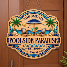 Load image into Gallery viewer, Personalized Custom Wood Sign for Beach Lovers - Family Gift