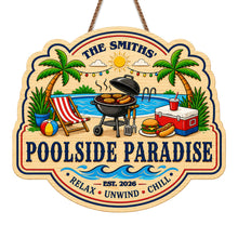 Load image into Gallery viewer, Personalized Custom Shaped Wood Sign for Beach Lovers Gift