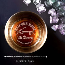 Load image into Gallery viewer, Personalized Engraved Whiskey Glass Custom Family Name Gift