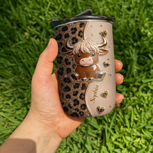 Load image into Gallery viewer, Personalized 10oz Highland Cow Tumbler Custom Gift for Daughter