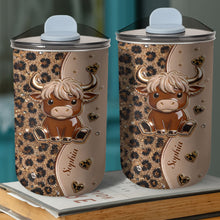Load image into Gallery viewer, Personalized 10oz Highland Cow Tumbler Custom Gift for Daughter
