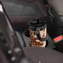 Load image into Gallery viewer, Personalized 30oz Tumbler with Handle Cute Highland Cow Gift