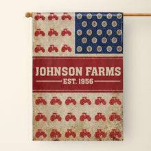 Load image into Gallery viewer, Personalized Double-Sided Garden Flag Custom Name for Farm Lovers