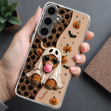 Load image into Gallery viewer, Personalized Clear Phone Case Cute Ghost Highland Cow Gift