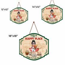 Load image into Gallery viewer, Personalized Custom Shaped Wood Sign for Gardening Lovers - Eco-Friendly Gift