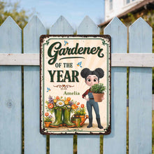Load image into Gallery viewer, Personalized Metal Sign for Gardening Lovers - Custom Gift for Mom