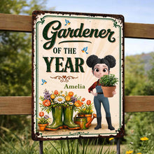 Load image into Gallery viewer, Personalized Metal Sign for Gardening Lovers - Custom Gift for Mom