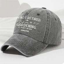 Load image into Gallery viewer, Personalized Washed Denim Cap Gardening Gift for Dad