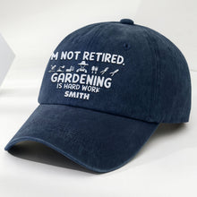 Load image into Gallery viewer, Personalized Washed Denim Cap Gardening Gift for Dad