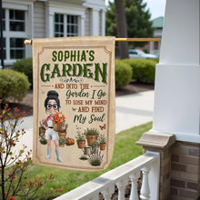Load image into Gallery viewer, Personalized Double-Sided Garden Flag Custom Name Gift for Mom
