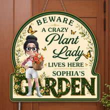 Load image into Gallery viewer, Personalized Custom Shaped Wood Sign for Garden Lovers - Unique Gift