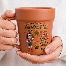 Load image into Gallery viewer, Personalized Ceramic Plant Pot Mug Custom Gift for Gardeners
