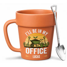 Load image into Gallery viewer, Personalized Plant Pot Ceramic Mug Custom Gift for Gardener