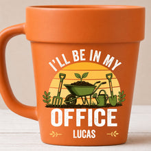 Load image into Gallery viewer, Personalized Plant Pot Ceramic Mug Custom Gift for Gardener