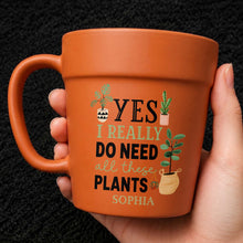 Load image into Gallery viewer, Personalized Terracotta Style Plant Pot Mug Custom Gift for Mom