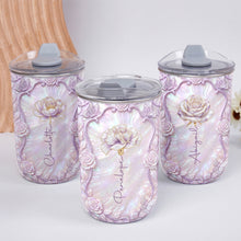 Load image into Gallery viewer, Personalized Custom 10oz Birth Month Flower Tumbler Gift