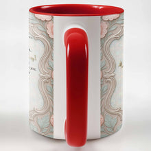 Load image into Gallery viewer, Personalized Birth Month Flower Accent Mug for Granddaughter