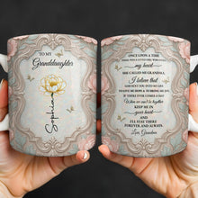 Load image into Gallery viewer, Personalized Flower Coffee Mug Gift for Granddaughter