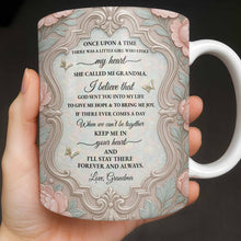 Load image into Gallery viewer, Personalized Flower Coffee Mug Gift for Granddaughter