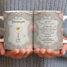 Load image into Gallery viewer, Personalized Flower Coffee Mug Gift for Granddaughter