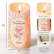 Load image into Gallery viewer, Personalized LED Candle Custom Name Gift for Granddaughter