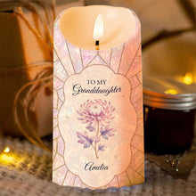 Load image into Gallery viewer, Personalized LED Candle Custom Name Gift for Granddaughter
