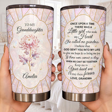 Load image into Gallery viewer, Personalized 20oz Stainless Steel Tumbler for Granddaughter Gift