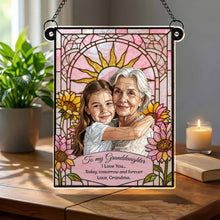 Load image into Gallery viewer, Personalized Granddaughter Suncatcher Custom Gift Idea