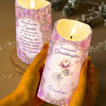 Load image into Gallery viewer, Personalized LED Candle Custom Name Gift for Granddaughter