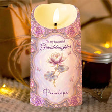 Load image into Gallery viewer, Personalized LED Candle Custom Name Gift for Granddaughter
