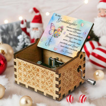 Load image into Gallery viewer, Personalized Wooden Music Box Custom Tune Gift for Granddaughter